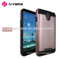 rose gold wiredrawing covers for ZTE Z820 obsidian bumper case
